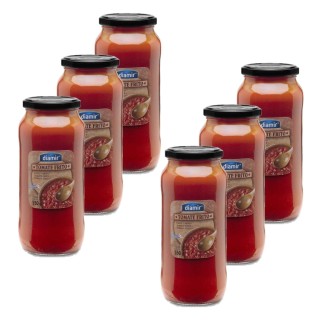 Lot 6x Coulis tomate - Bocal 550g