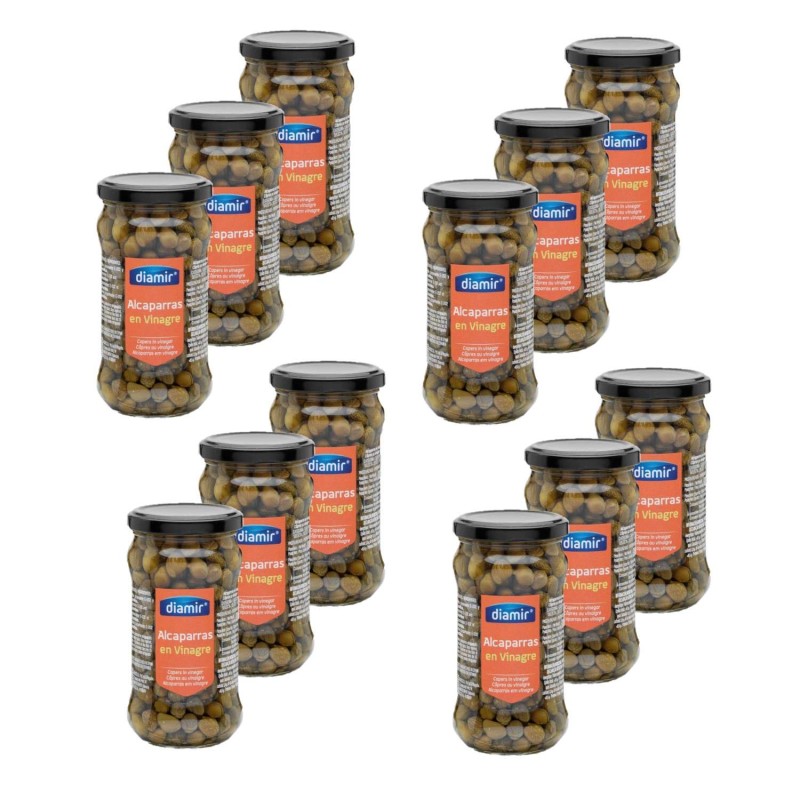 Lot 12x Câpre au vinaigre - Bocal 300g