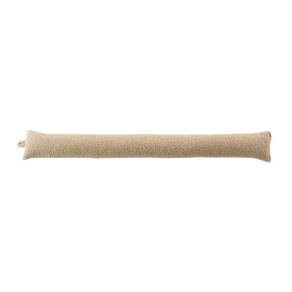 Boudin de porte BELI - Bouclette unie - 80 x 10 cm - Beige