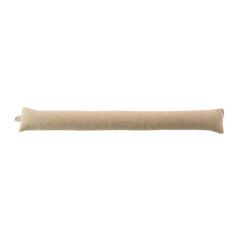 Boudin de porte BELI - Bouclette unie - 80 x 10 cm - Beige