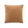 Coussin déhoussable BELI - Bouclette unie - 45 x 45 cm - Camel