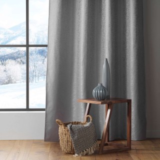 Rideau thermique Morzine - 140 x 260 cm - Gris