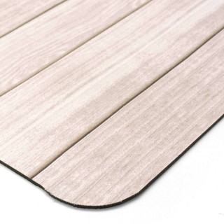 Tapis de bain ultra absorbant effet bois - 50 x 120 cm