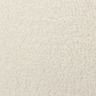 Fauteuil crapaud en bouclette Moss - Blanc