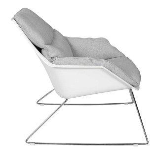 Fauteuil design Vadso - Gris