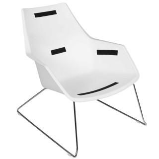 Fauteuil design Vadso - Gris