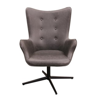 Fauteuil pivotant Helsinki - Gris