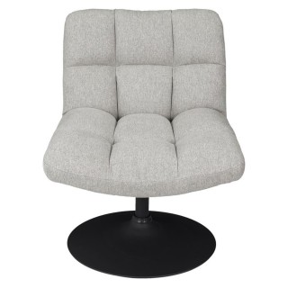 Fauteuil de salon pivotant Askim - Gris