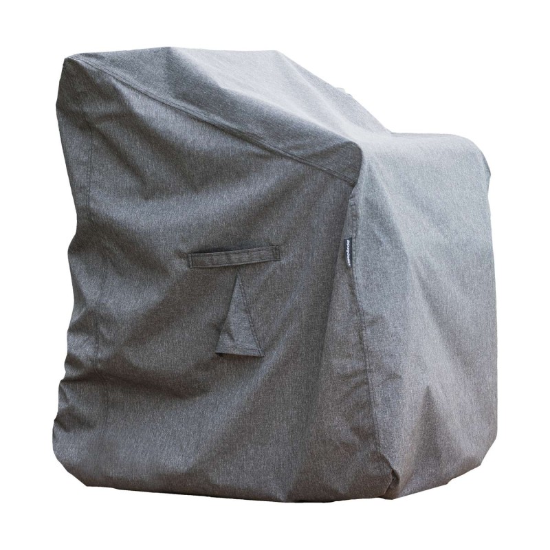 Housse de protection pour pile de chaises HAMBO - 120 x 70 x 70 cm - Gris