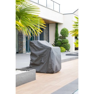 Housse de protection pour pile de chaises HAMBO - 120 x 70 x 70 cm - Gris