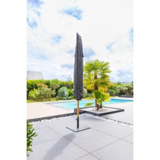 Housse de protection pour parasol HAMBO - 50 x 50 x 190 cm - Gris