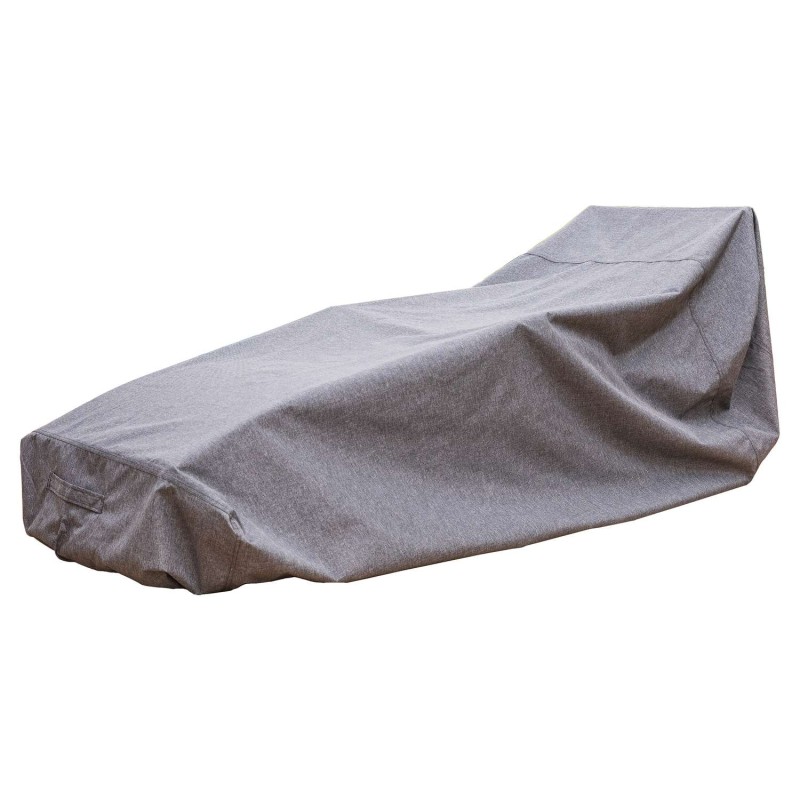 Housse de protection pour transat double HAMBO - 220 x 145 x 90 cm - Gris