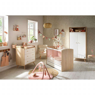 Lit bébé Access Bois - Sauthon - 60 x 120 cm - Blanc