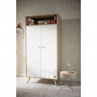 Armoire Access Bois - Sauthon - Blanc et marron