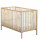 Lit bébé tout barreaux First - Sauthon - 60 x 120 cm - Marron