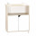 Commode 2 portes Scandi avec dispositif à langer - Sauthon - Naturel