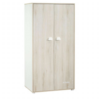 Armoire Smile - Sauthon - Marron et blanc