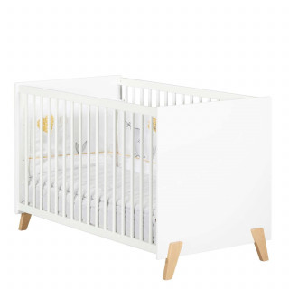 Lit bébé Joy - Sauthon - 60 x 120 cm - Blanc