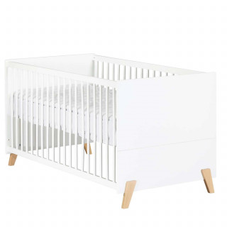 Lit bébé évolutif Joy - Sauthon - 70 x 140 cm - Blanc