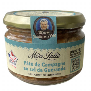 Lot 3x Pâté de campagne au sel de Guérande - Pot 180g