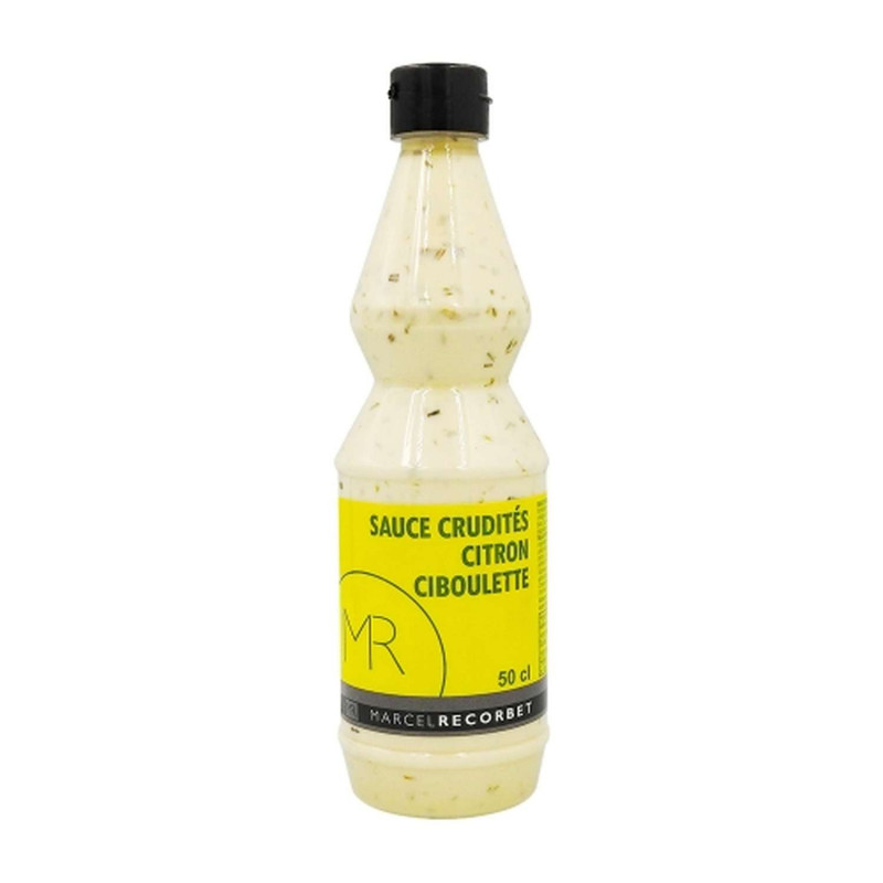 Sauce crudité citron ciboulette - Bouteille 500g