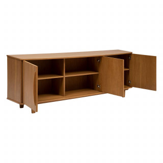 Buffet 3 portes en bois OLIVER - Marron