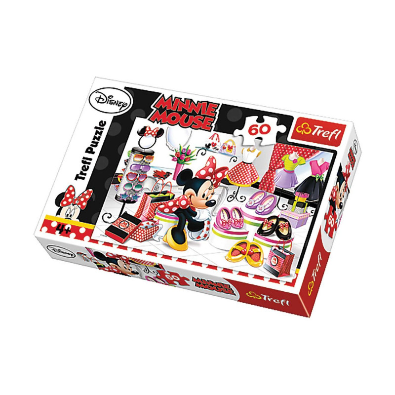 Puzzle Minnie Journée Shopping - + 4 ans - 60 pièces