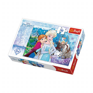 Puzzle Reine des Neiges Magie - + 3 ans - 30 pièces