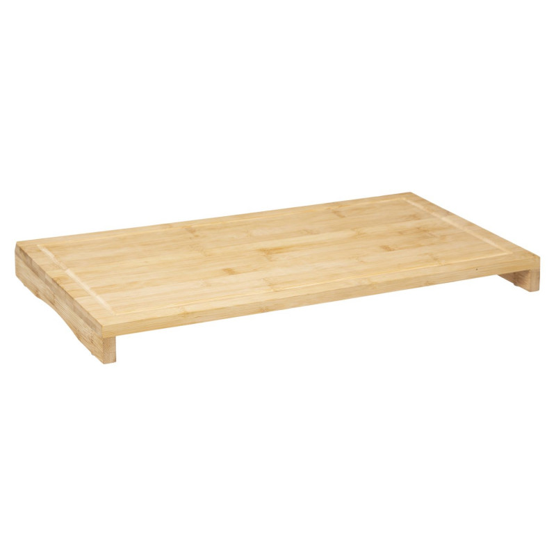 Cache plaque de cuisson en bambou