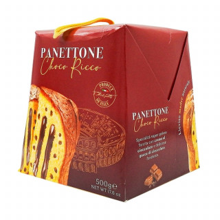 Lot 3x Panettone aux pépites de chocolat et fourré à la crème chocolat - Boîte 1,5kg