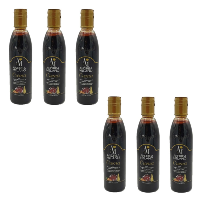 Lot 6x Crème de vinaigre balsamique - Bouteille kg