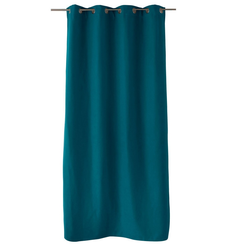 Rideau occultant thermique SAFFA - 135 x 240 cm - Bleu canard