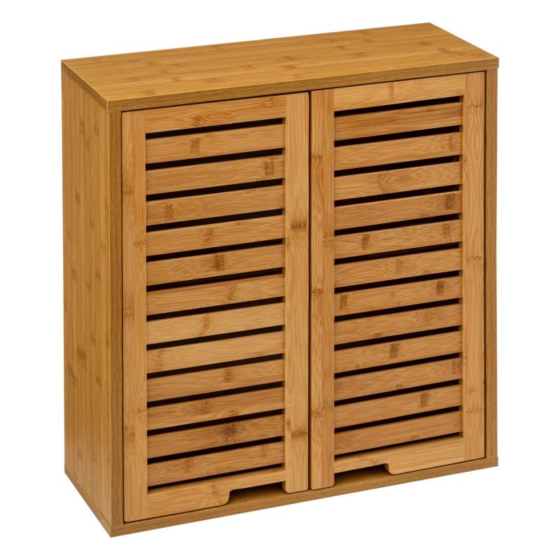 Armoire de toilette à suspendre en bambou - SICELA Armoire de toilette à suspendre en bambou - SICELA
