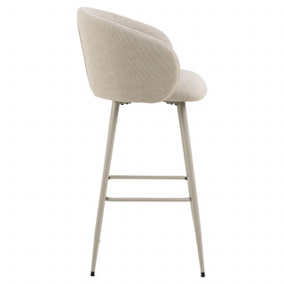 Lot de 2 tabourets de bar SÖREN - Beige