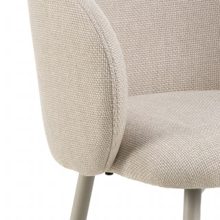 Lot de 2 tabourets de bar SÖREN - Beige