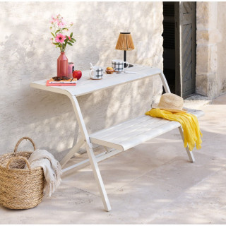 Ensemble de balcon en acier 2 places DRILIA - Argile