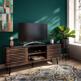 Lampe socle en fer couleur cuivre - SABA