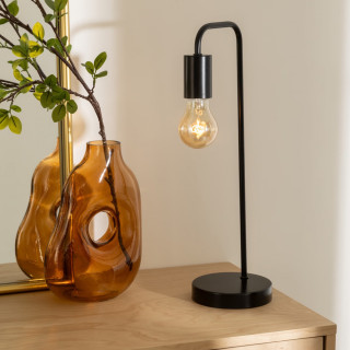 Lampe à poser en métal noir - KELI