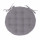 Galette de chaise ronde gris - Diam. 38 cm - ALIX