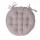 Galette de chaise ronde couleur lin - Diam. 38 cm - ALIX