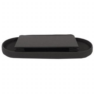 Banc coffre de rangement pliable - Noir