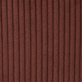 Lot de 2 fauteuils en tissu côtelé DRAMMEN - Terracotta