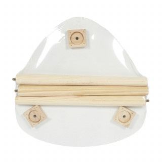 Table basse triangulaire SHELLY - Blanc