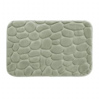 Tapis de bain à mémoire de forme Galet - 50 x 80 cm - Vert