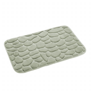 Tapis de bain à mémoire de forme Galet - 50 x 80 cm - Vert