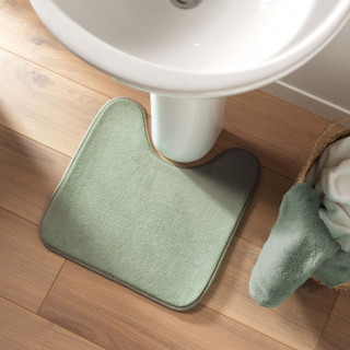 Tapis contour WC Berkeley - 45 x 45 cm - Vert