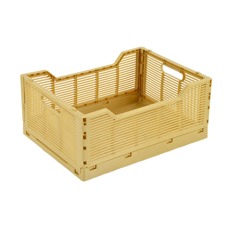 Cagette pliable FOLDY - Taille L - Ocre