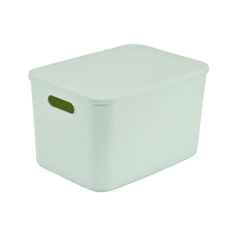 Boite avec couvercle CHROMACASE - 15,5 L - Sauge Boite avec couvercle CHROMACASE - 15,5 L - Sauge