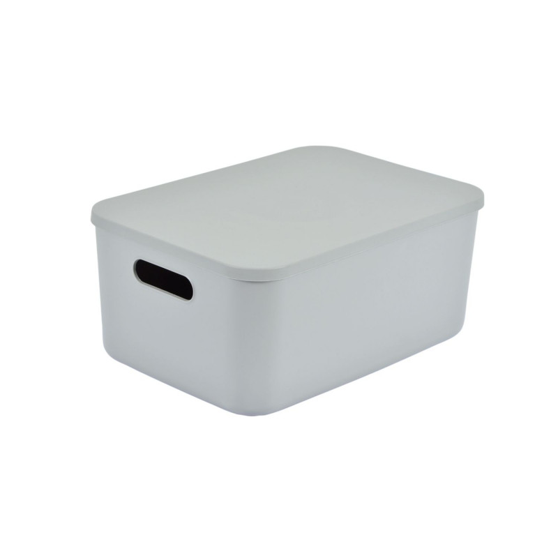 Boite avec couvercle CHROMACASE - 10,5 L - Gris Boite avec couvercle CHROMACASE - 10,5 L - Gris