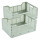 Lot de 2 cagettes pliables FOLDY - Taille L - Céladon